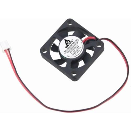 Gdstime 10 pcs 3cm 30mm x 7mm Brushless Cooling Fan 3007 12v 2Pins 2.0 Black Cooler Fan 30x30x7mm