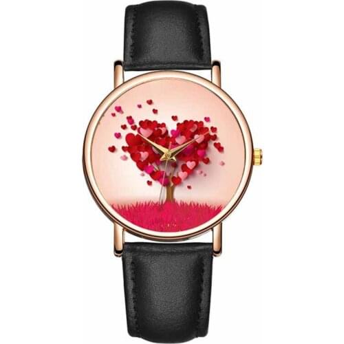 Women Watch New Fashion Ladies Creative Heart Watches Leather Strap Quartz Clock Romantic Gift Reloj Mujer Montre Femme Zegarek