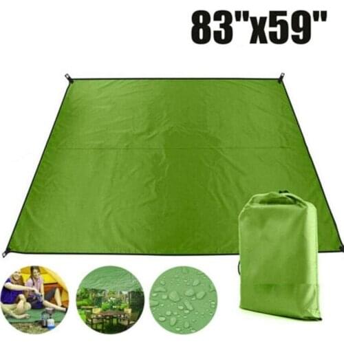 2021 Camping Tent Mat Tent Sun Shade Rain Shelter Beach Mat Pad Picnic Nylon Camping Waterproof New