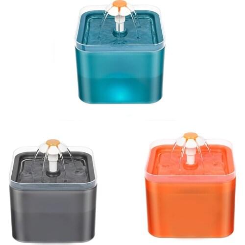 2L Automatic Pet Cat Water Fountain Filter Dispenser Feeder Smart Drinker For Cats Water Bowl Kitten Puppy Dog Drinking Supplies