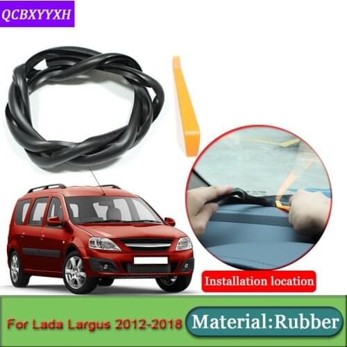 Car-styling For Lada Largus 2012-2018 Anti-Noise Soundproof Dustproof Car Dashboard Windshield Sealing Strips Auto Accessories