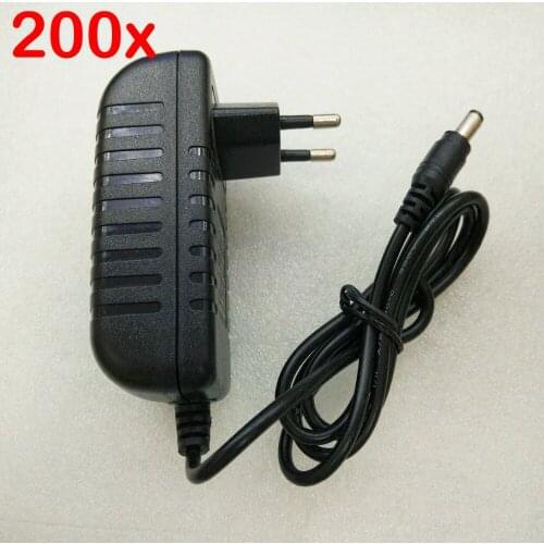 FREE DHL/FEDEX 200pcs/lot DC12V 2A 24W Power Adapter Input AC100~V240V Power supply,EU/UK/US/AU for CCTV/LED Light