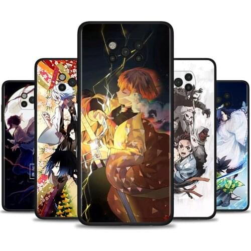 Phone Cover for Xiaomi Poco X3 NFC F3 M3 X3 Pro F1 F3 GT Black Silicon TPU Case Coque Tomioka Giyuu Demon Slayer
