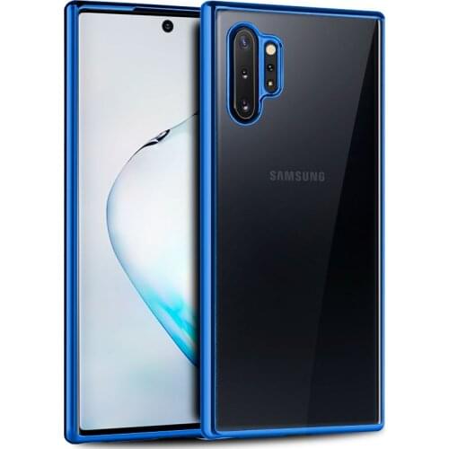 Case Samsung N975 Galaxy Note 10 Plus Edge Metallic (Blue)