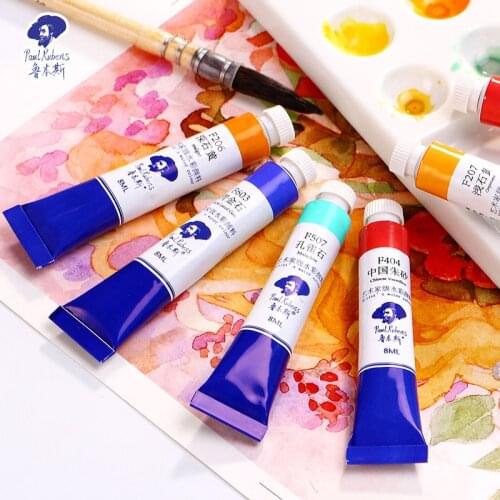 Official Paul Rubens Watercolor paint 8ml Tubes Rare Mineral Color Professional Pigment for Artist