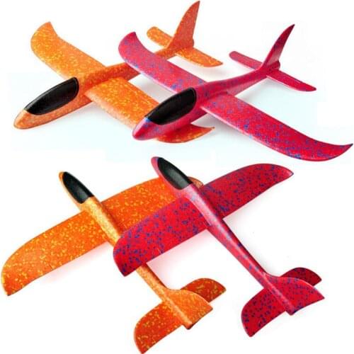 Model Aircraft Plane Foam Airplane Toy Hand Launch Throwing Glider Outdoor Fun Sports Plane Model For Kids Gift