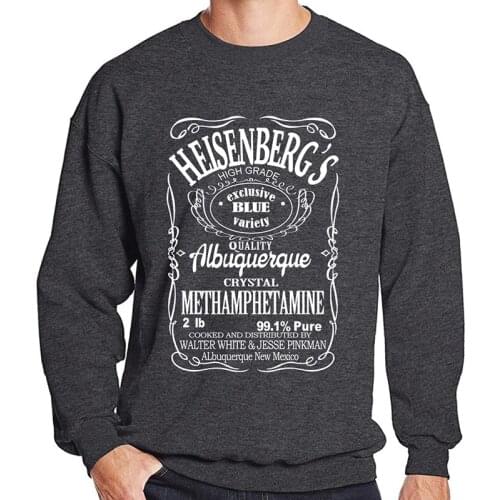 Sweatshirt men 2019 printed Heisenberg fashion hoodies spring winter fleece O-neck mens sportswear harajuku k-pop Sweatshirts
