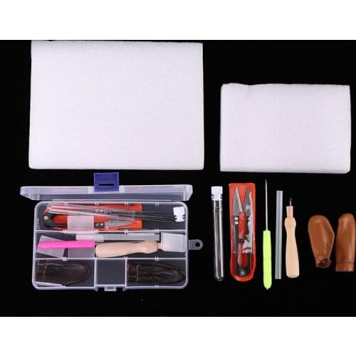 15Pcs Needle Felting Tools Kit Wool Felt Needle Felting Needles Felting Kit