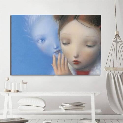 Canvas Print Nicoletta Ceccoli Painting Wall Art Doll Posters Modular Fairy Tale World Home Decor Cartoon Picture Living Room