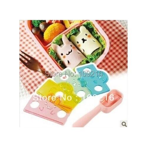 Wholesale!! 5pcs/set Very Cute Cartoon Expressions DIY Sushi Mold, Rice & Vegetable Roll Mold