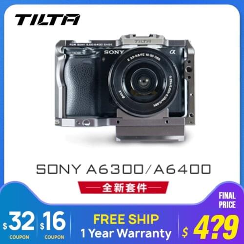 Tilta Full Camera Cage for Sony a6300 a6400 a6 Series A6000 a6100 a6300 a6400 a6500 tilta camera CAGE