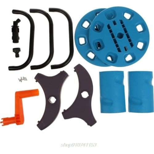 Portable Garden 25M Water Hose Reel Cart Storage Rack Holder Winding Waterpipe Bracket Shaking Tools M25 21 Dropshipping