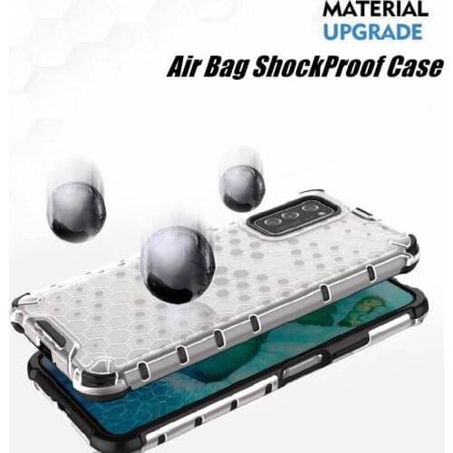 Shockproof Clear Case Shell For OnePlus 7T 9 Pro Anti Shock HoneyComb Translucent Armor Bumper Case Cover For One Plus 7T Cases