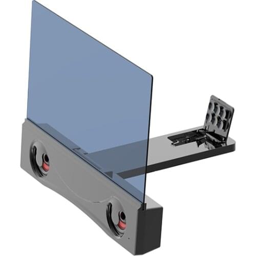 12" Screen Magnifier, 3D HD Mobile Phone Magnifier Projector Screen for Movies, Videos, and Gaming, Foldable Phone Stand