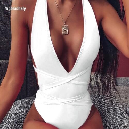 Купальники халтер Vigorashely China At AliExpress