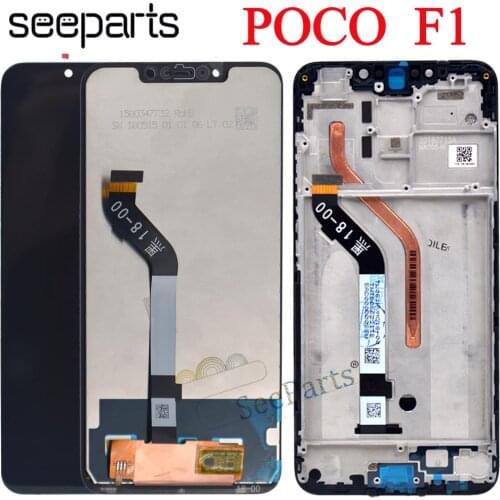 6.18 "For Xiaomi Poco F1 LCD Screen Touch Screen Digitizer Assembly Replacement For Xiaomi Mi Pocophone F1 LCD Xiaomi F1 LCD