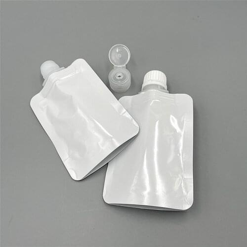 1pcs 50ml Nozzle Bag Lotion Essence Hand Sanitizer Packaging Bag Cosmetic Liquid Disinfectant Travel Packaging Bag Dropshipping