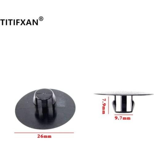 10PCS Car engine cover soundproof cotton Fastener Clip for Mitsubishi Outlander Pajero V73 V93 ASX