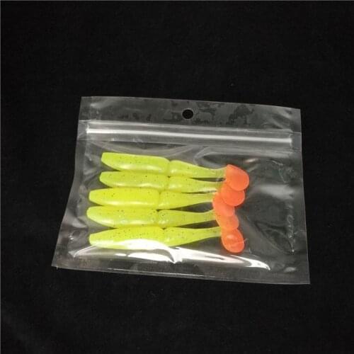 100pcs Fishing Lures Bag Ziplock 12*15cm Self Seal Zipper Plastic Retail Packing Poly Bag, Ziplock Zip Lock Bag Fishing Package