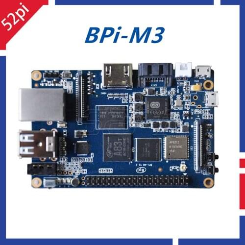 Banana Pi M3 BPI-M3 A83T Octa-Core (8-Core) 2GB RAM with WiFi & Bluetooth4.0 Open-Source Demo Single Board