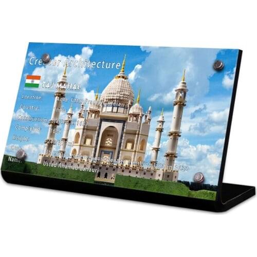 Acrylic Display Stand Brand For Creator Expert Taj Mahal 10256 Toys Building Blocks