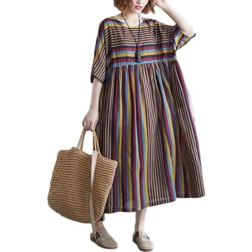 Летние платья в полоску ARCSINX China At AliExpress