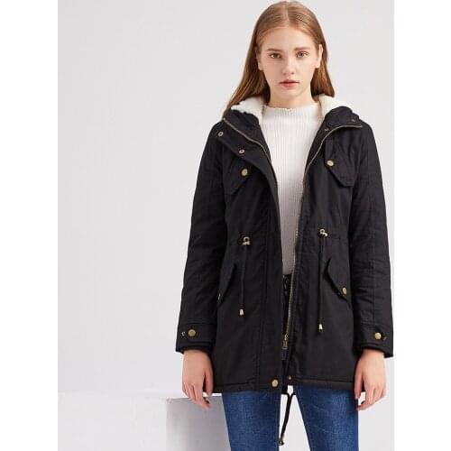 AyLosi Women's Parkas With A Hood