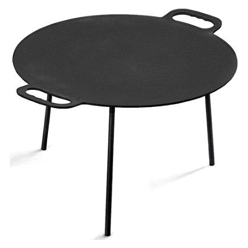 Cast iron barbecue grill big baking tray outdoor camping frying pan barbecue stove teppanyaki picnic supplies Simpleportable 14