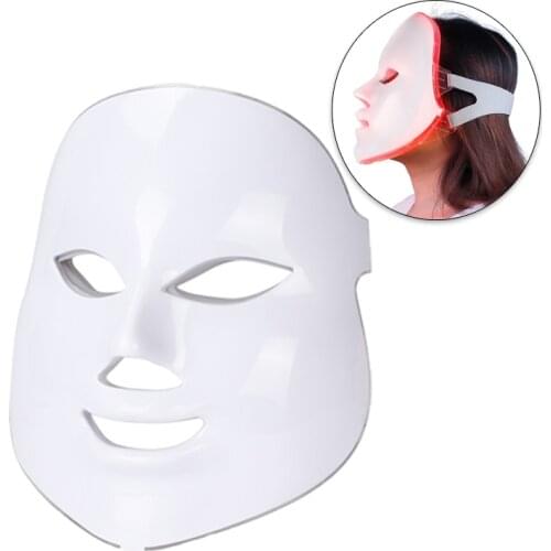 Electric LED Facial Mask 7 Colors Photon Therapy Anti-Acne Wrinkle Removal Skin Rejuvenation Face Skin Care Tools