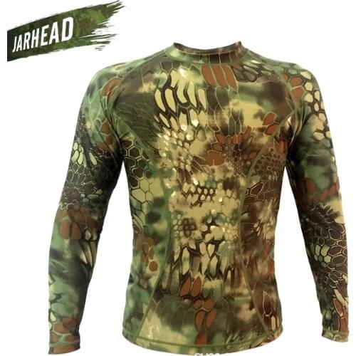 Men Long Sleeve Tight Breathable Shirt Fitness Men O-Neck Tights T Shirt Mens Quick Drying Clothes Running Cycling Tee Shirts