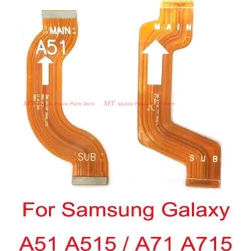 Main Motherboard Connector Board Flex Cable For Samsung Galaxy A51 A515 A / A71 A715 Mainboard Main Flex Cable Replacement Parts