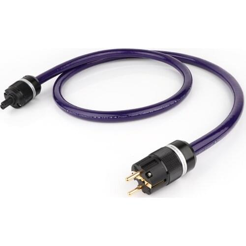Preffair D516 AC Schuko power cable with Monosaudio pure copper Power connectors figure 8 Power cable hifi supply power cable