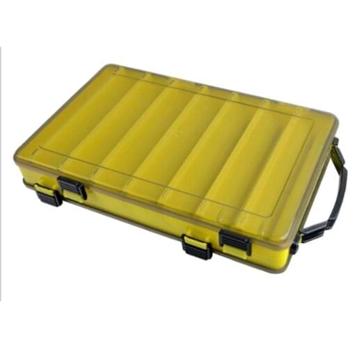 Fishing Box for Baits Double Sided Plastic Lure Boxes Fly Fishing Tackle Storage Box Supplies Accessorie High Strength