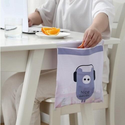 15pcs Cute cartoon car interior cleaning bag Car Trash Bag Disposable Garbage Bag Home Self-adhesive Cleaning Bags