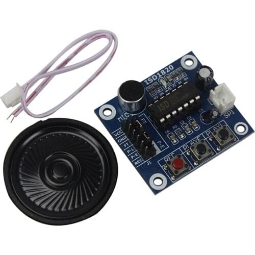 ISD1820 Voice Recording Recorder Module With Mic Sound Audio Loudspeaker Diy RC Toy Kit Electroincs Development Board