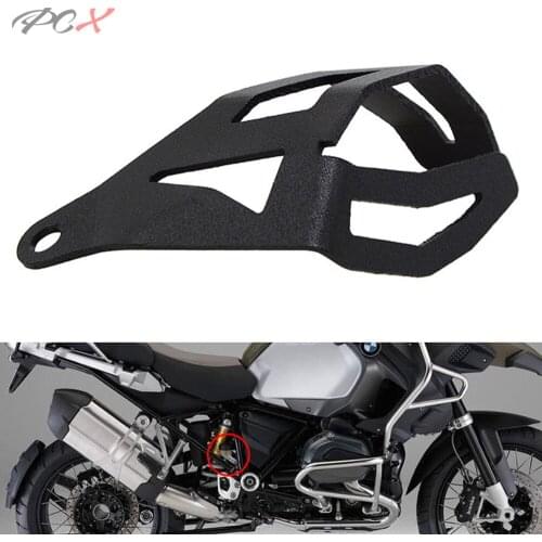 Motorcycle Rear Brake Pump Fluid Tank Reservoir Guard Protector Cover OIL CUP for BMW R1200 GS R1200GS LC ADV 2014-2017