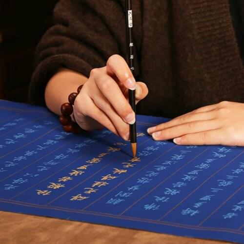 Heart Sutra Copybooks 10sheets/lot Chinese Character Buddhist Scriptures Calligraphy Exercise Book Ripe Rice Paper Copybook