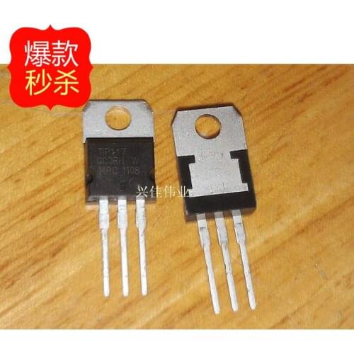 10PCS New TIP117 TO220 100V / 2A / 50WPNP Darlington power transistors