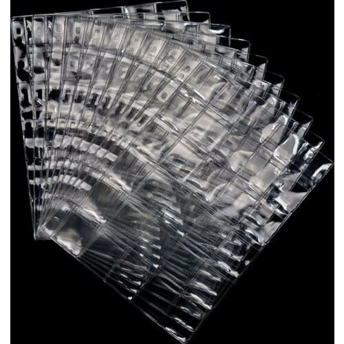 300 Pieces Coins Storage Book Commemorative Coin Collection Album Holders Collection 10Page 30pcs Volume Folder Hold Empty Coin