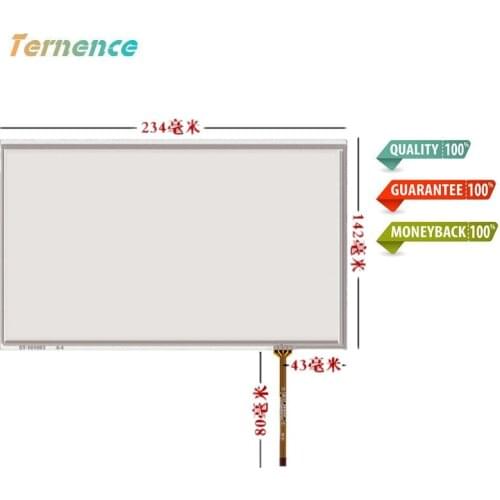 Skylarpu 10.1"inch 4 wire Touchscreen 234mm*142mm Resistance Touch panel Glass Industrial computer Touch Digitizer handwritten