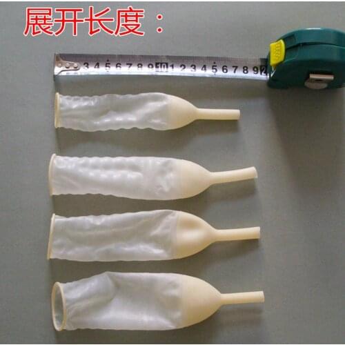 50 /5pc Male External Catheter Single Use Disposable Urine Collector Latex Urine Bag Pick Urinal Bag /25mm/30mm/35mm/40mm CE FDA
