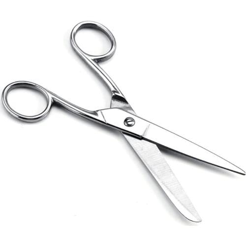 7" Silver Shears Knife Edge Craft Tailor Scissors Heavy Duty Stainless Steel Professional Stationery Fabric Dressmaker Shears