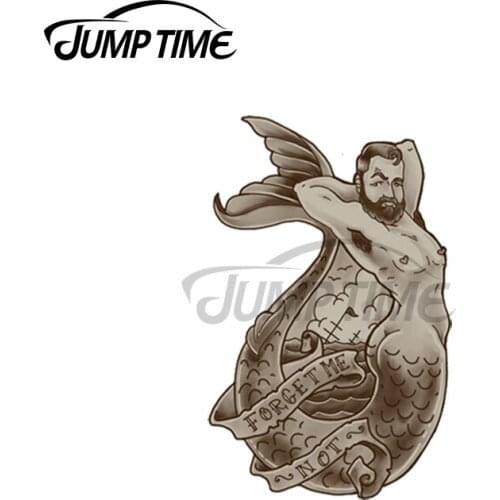 Jump Time 13 x 10.3cm For Merhunk Decal Anime Scratch-Proof Funny Car Stickers Laptop Motorcycle Windshield Car Styling