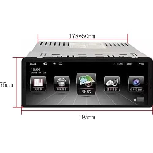 1 Din Car Android Multimedia Player 6.9 Inch Touch Screen Bluetooth Autoradio Stereo Video GPS WiFi Universal 1din Auto Radio