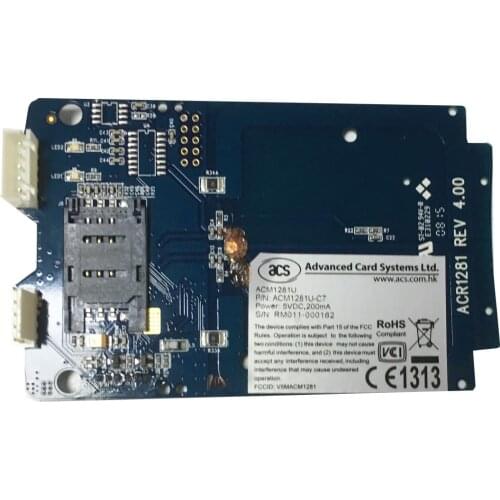 USB NFC Contactless Smart Card Reader Module With SAM Slot ACM1281U-C7