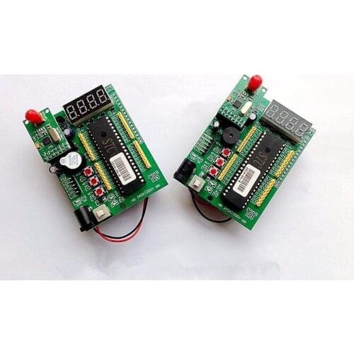 Free Ship 1 set contains 2pcs STC89C52 wireless 433MHZ development board (basic) Starter NRF905