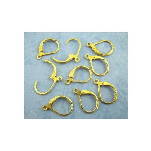 Free shipping 500pcs Lever Back Earring Wires 16x10mm