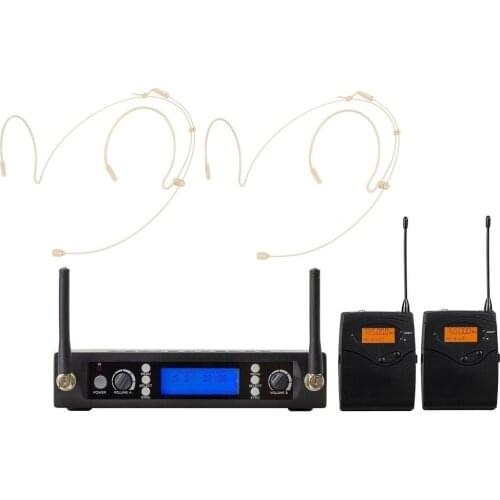 Wireless Vocal Headset Microphone System Professional uhf for shure microphone