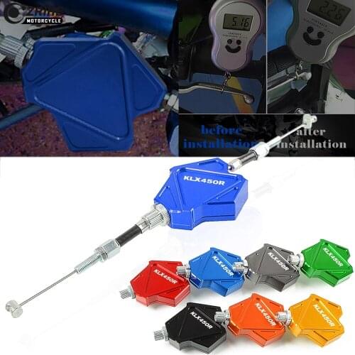 For Kawasaki KLX450R KLX 450R KLX 450 R 2008 2009 2010-2015 Motorcycle Easy Pull Clutch Lever Stunt Clutch Cable Easy System