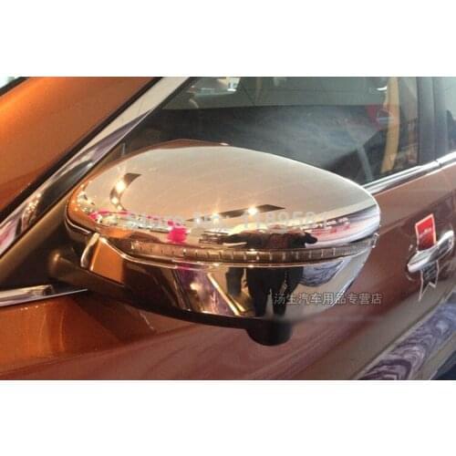 For Nissan X-Trail Rogue 2014 2015 2016 ABS Chrome Side Mirror Cover Trim new